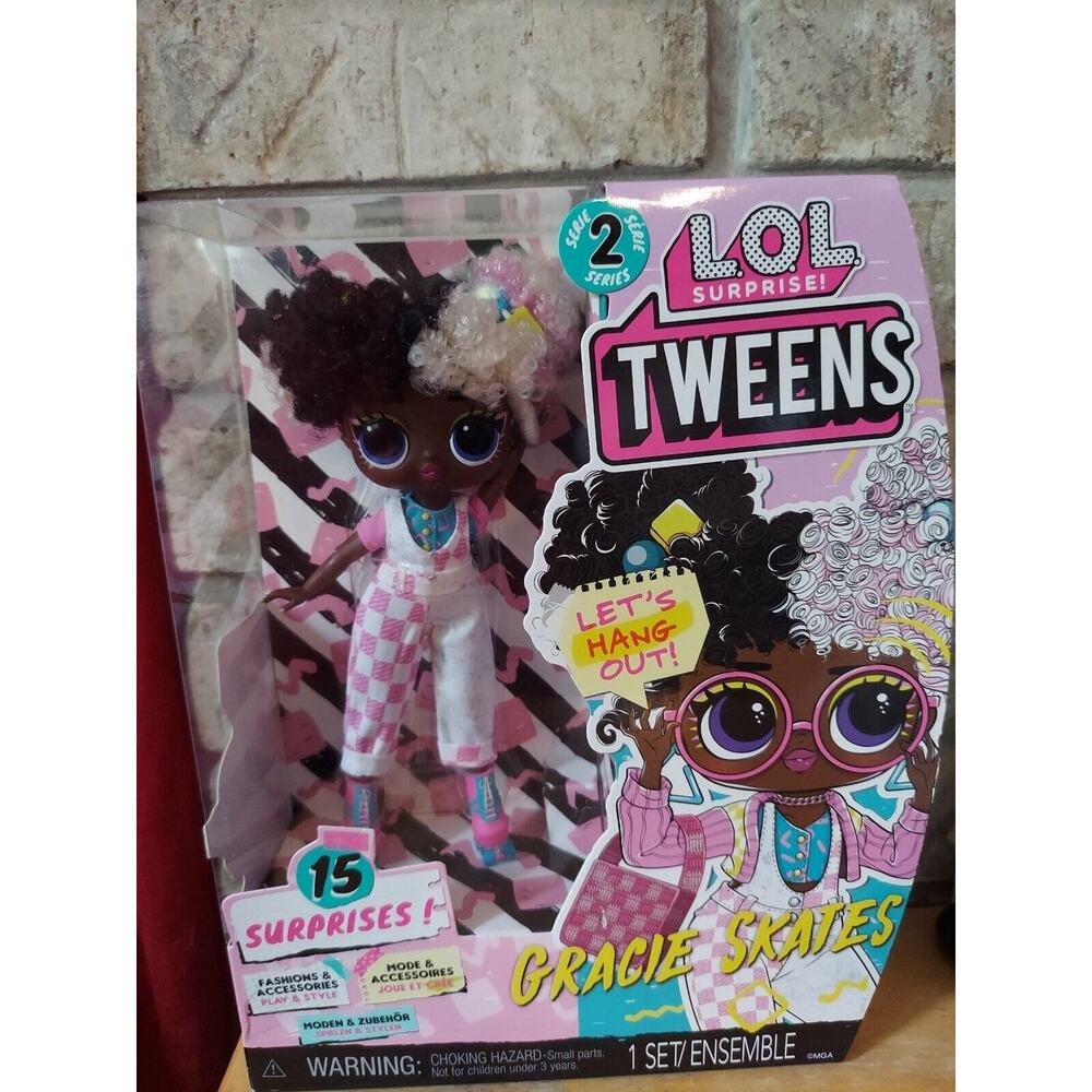 LOL Surprise Tweens Series 2 Fashion Doll Gracie Skates with 15 Surprises New